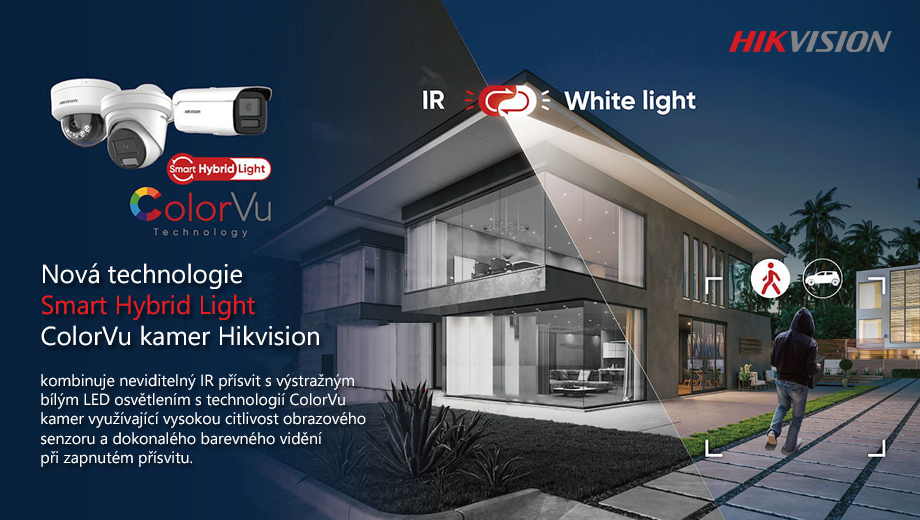 Nová technologie Smart Hybrid Light ColorVu kamer Hikvision 